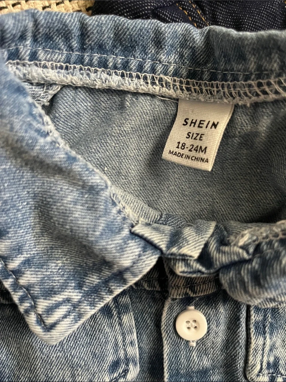 Light Blue Denim like Jacket , denim like Leggings bundle